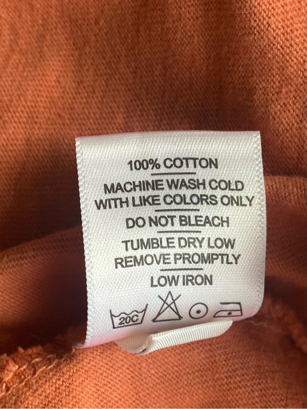 AMERICAN GIANT MIDI TEE DRESS IN APRICOT SIZE LARGE - Picture 6 of 7